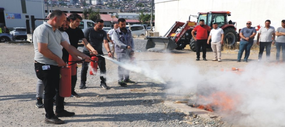 AKEDAŞ’DAN YANGIN EĞİTİMİ VE TATBİKATI