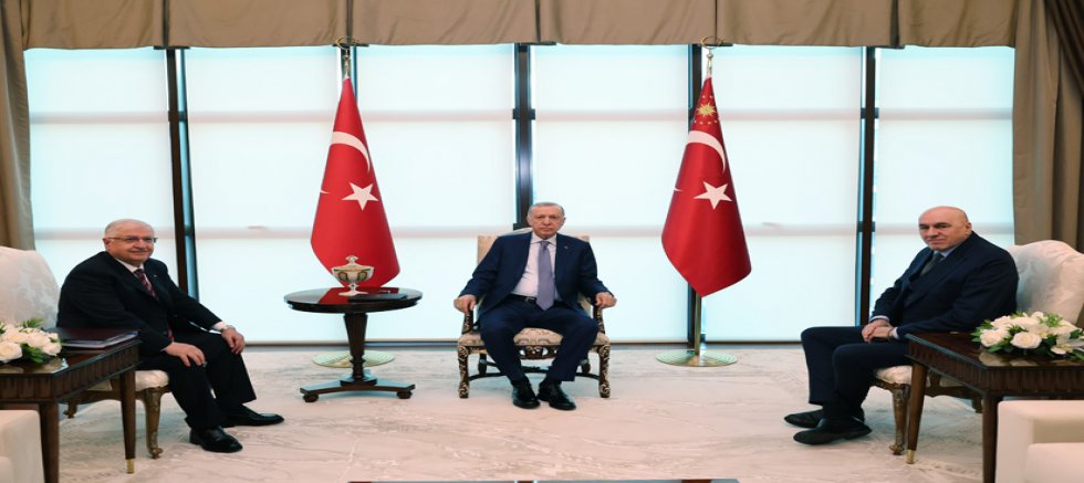 CUMHURBAŞKANI ERDOĞAN, İTALYA SAVUNMA BAKANI CROSETTO’YU KABUL ETTİ
