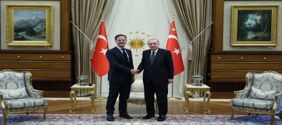 CUMHURBAŞKANI ERDOĞAN, NATO GENEL SEKRETERİ RUTTE İLE BİR ARAYA GELDİ