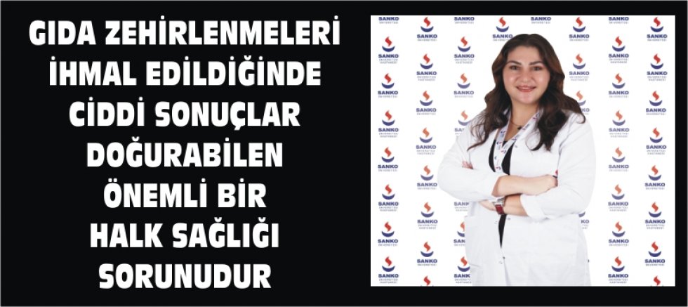 GIDA ZEHİRLENMELERİ İHMAL EDİLDİĞİNDE CİDDİ SONUÇLAR DOĞURABİLEN ÖNEMLİ BİR HALK SAĞLIĞI SORUNUDUR