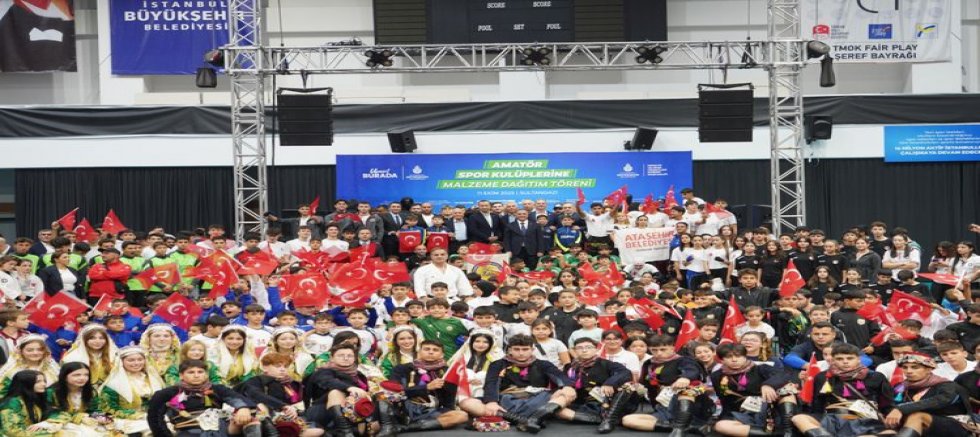 İBB’DEN AMATÖR SPOR KULÜPLERİNE MALZEME DESTEĞİ