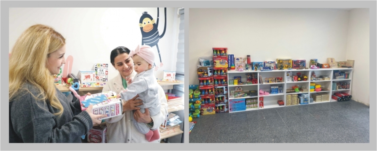 OYUNCAK KÜTÜPHANESİ ÇOCUKLARI SEVİNDİRDİ