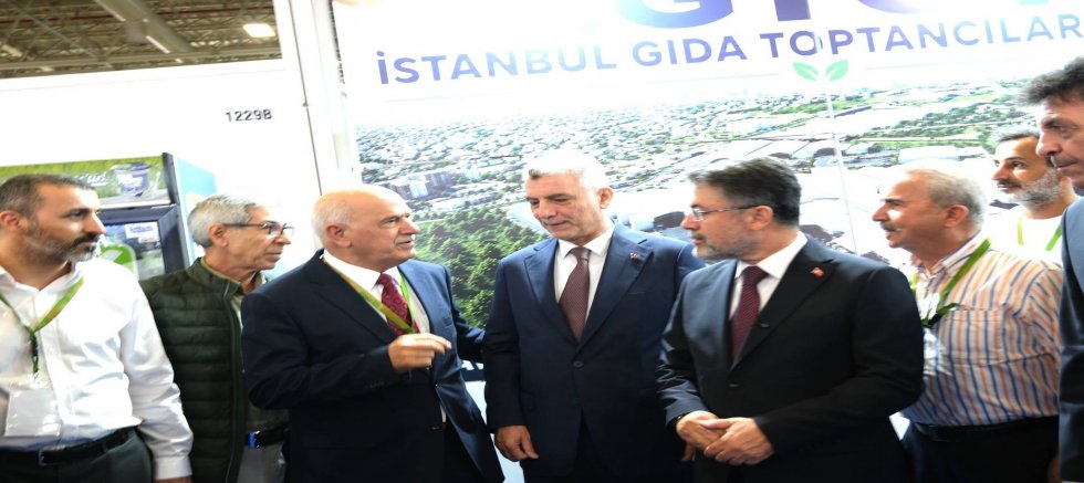 TARIM VE ORMAN BAKANI İLE TİCARET BAKANI  İGTOT STANDIMIZI ZİYARET ETTİLER