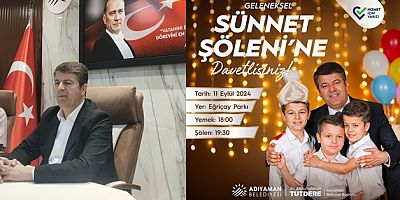 Adıyaman Belediyesi, Geleneksel Sünnet Şöleni Düzenliyor