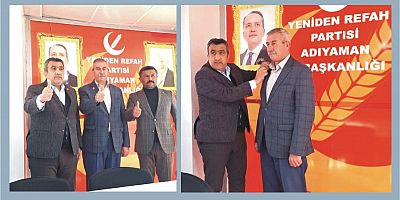 AK PARTİ'DEN İSTİFA ETTİ YENİDEN REFAH PARTİSİ'NDE İLÇE BAŞKANI OLDU
