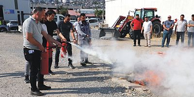 AKEDAŞ’DAN YANGIN EĞİTİMİ VE TATBİKATI