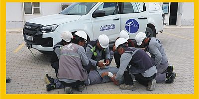 AKEDAŞ ELEKTRİK DAĞITIM A.Ş.’DEN YANGIN TATBİKATI