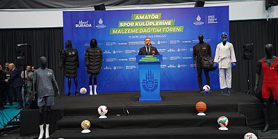 İBB’DEN AMATÖR SPOR KULÜPLERİNE MALZEME DESTEĞİ