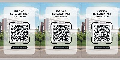 “KAREKOD İLE TEMİZLİK TAKİP UYGULAMASI” DEVREYE GİRDİ